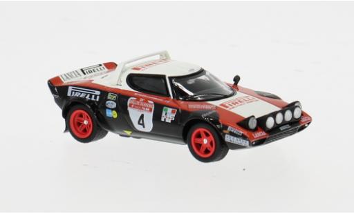 Diecast model cars Lancia Stratos HF Rally San Remo 1978 #4 M.Alen/I.Kivim&Atilde;&curren;ki 1/64 Mini GT