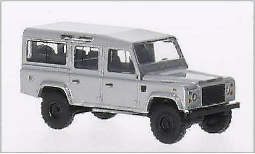 Land Rover Defender 110 1/87 Busch Station Wagon grey diecast model cars