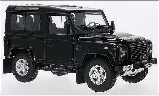 Land Rover Defender 90 1/18 Kyosho metallic black diecast model cars