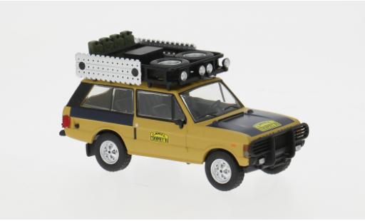 Diecast model cars Land Rover Range Rover 1981 Camel Trophy C.Swoboda/K.Mentel 1/64 Mini GT