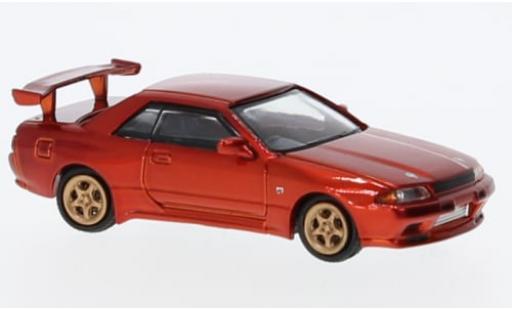 Nissan Skyline 1/87 Lang Feng Model GT-R (R32) metallise rot 1:87 diecast model cars