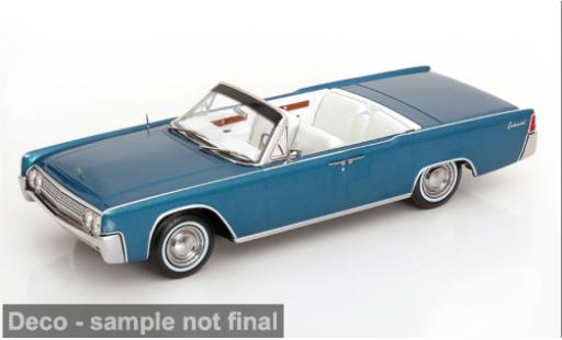 Diecast model cars Lincoln Continental Convertible t&Atilde;&frac14;rkis/weiss 1963 1/18 KK Scale