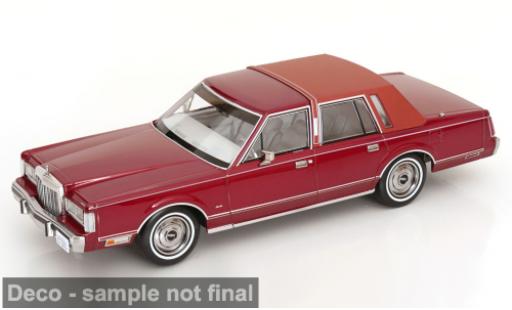 Lincoln Town Car 1/18 KK Scale rot Gef&Atilde;&curren;hrliche Brandung 1:18 diecast model cars