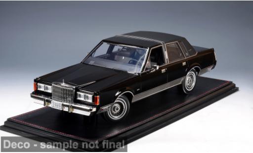 Diecast model cars Lincoln Town Car schwarz 1989 1/18 GLM