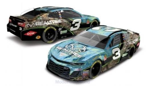 Chevrolet Camaro 1/64 Lionel Racing No.3 Richard Childress Racing Realtree Nascar 2018 A.Dillon diecast model cars
