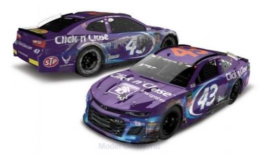 Chevrolet Camaro 1/64 Lionel Racing ZL1 No.43 Richard Petty Motorsports Click n Close Nascar 2018 D.Wallace Jr. diecast model cars