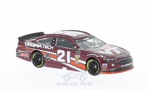 Ford Fusion 1/64 Lionel Racing No.21 Wood Bredhers Virginia Tech Nascar 2016 R.Blaney ohne Vitrine diecast model cars