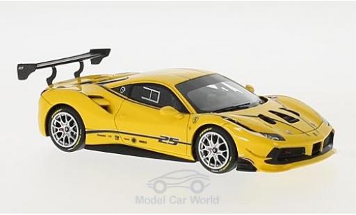 Ferrari 488 1/43 Look Smart Challenge yellow/Dekor diecast model cars