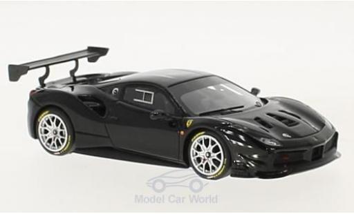 Ferrari 488 1/43 Look Smart Challenge black diecast model cars