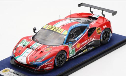 Ferrari 488 1/18 Look Smart GTE EVO No.51 AF Corse / SMP Racing 24h Le Mans 2020 J.Calado/A.Pier Guidi/D.Serra diecast model cars