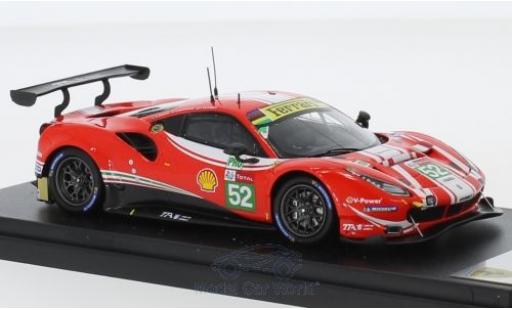 Diecast model cars Ferrari 488 1/43 Look Smart GTE Evo No.52 AF Corse 24h Le Mans 2018 T.Vilander/A.Giovinazzi/L.F.Derani Ferrari 488 1/43 Look Smart GTE Evo No.52 AF Corse 24h Le Mans 2018 T.Vilander/A.Giovinazzi/L.F.Derani diecast model cars