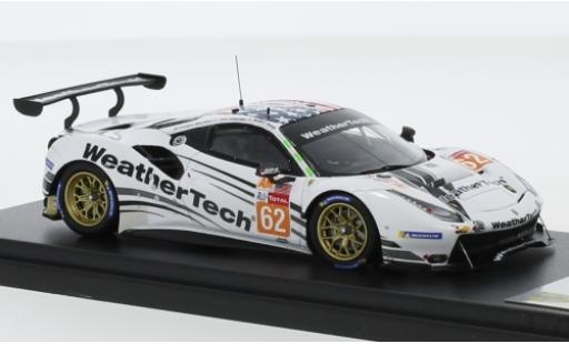 Diecast model cars Ferrari 488 1/43 Look Smart GTE No.62 WeatherTech Racing WeatherTech 24h Le Mans 2019 C.MacNeil/R.Smith/T.Vilander Ferrari 488 1/43 Look Smart GTE No.62 WeatherTech Racing WeatherTech 24h Le Mans 2019 C.MacNeil/R.Smith/T.Vilander diecast model cars