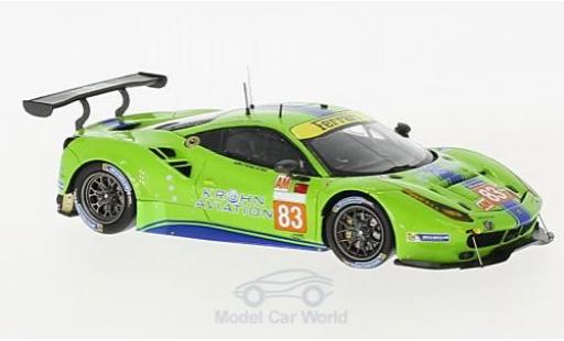Diecast model cars Ferrari 488 1/43 Look Smart GTE No.83 DH Racing 24h Le Mans 2017 T.Krohn/N.Jönsson/A.Bertolini Ferrari 488 1/43 Look Smart GTE No.83 DH Racing 24h Le Mans 2017 T.Krohn/N.Jönsson/A.Bertolini diecast model cars