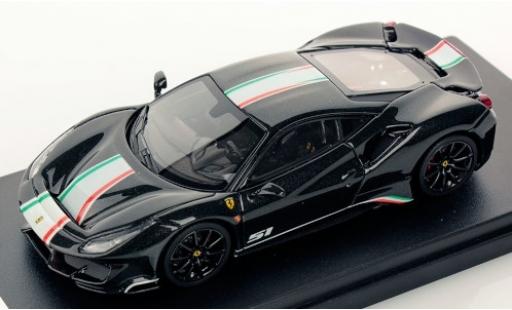 Ferrari 488 1/43 Look Smart Pista Piloti black/Dekor diecast model cars