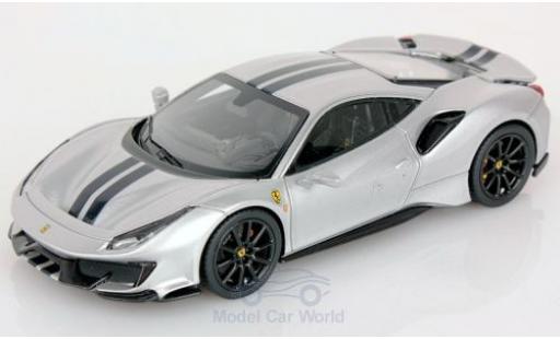 Ferrari 488 1/43 Look Smart Pista grey/black 2018 diecast model cars