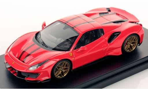 Ferrari 488 1/43 Look Smart Pista Spider Hardtop red/black 2018 diecast model cars