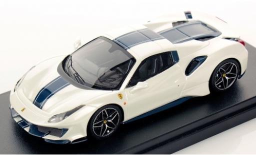 Diecast model cars Ferrari 488 1/43 Look Smart Pista Spider Hardtop metallic white/blue 2018 Monterrey Car Week Ferrari 488 1/43 Look Smart Pista Spider Hardtop metallic white/blue 2018 Monterrey Car Week diecast model cars