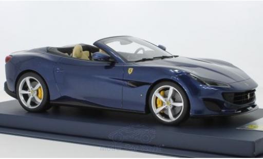 Diecast model cars Ferrari Portofino 1/18 Look Smart metallic blue 2018 Ferrari Portofino 1/18 Look Smart metallic blue 2018 diecast model cars