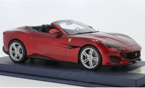 Diecast model cars Ferrari Portofino 1/18 Look Smart metallic red 2018 Ferrari Portofino 1/18 Look Smart metallic red 2018 diecast model cars