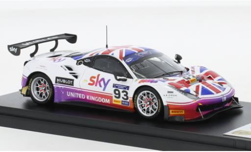 Diecast model cars Ferrari 488 1/43 Look Smart GT3 No.93 Team Great Britain FIA Motorsport Games GT Cup Vallelunga 2019 Ferrari 488 1/43 Look Smart GT3 No.93 Team Great Britain FIA Motorsport Games GT Cup Vallelunga 2019 diecast model cars