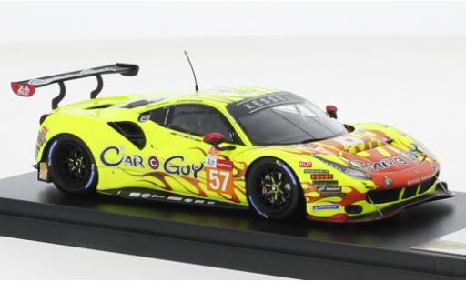 Ferrari 488 1/43 Look Smart GTE EVO No.57 Kessel Racing 24h Le Mans 2021 diecast model cars