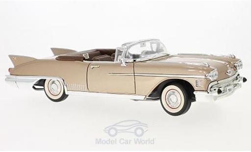 Cadillac Eldorado 1/18 Lucky Die Cast Biarritz metallic beige 1958 diecast model cars