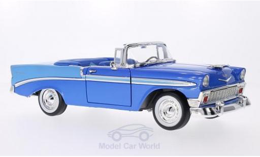 Diecast model cars Chevrolet Bel Air 1/18 Lucky Die Cast metallic blue/blue 1956 Chevrolet Bel Air 1/18 Lucky Die Cast metallic blue/blue 1956 diecast model cars