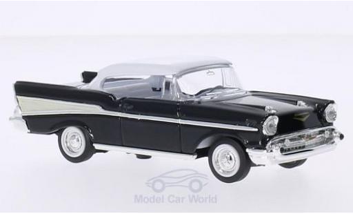 Chevrolet Bel Air 1/43 Lucky Die Cast black/white 1957 ohne Vitrine diecast model cars