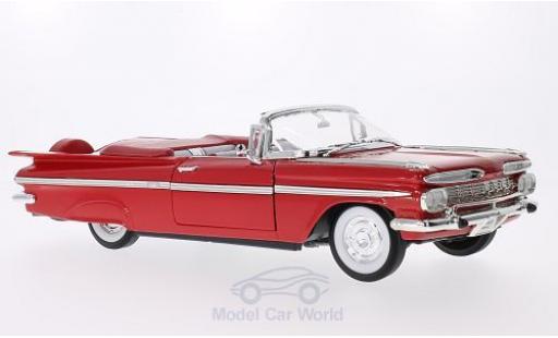 Chevrolet Impala 1/18 Lucky Die Cast red 1959 diecast model cars