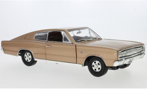 Diecast model cars Dodge Charger 1/18 Lucky Die Cast metallic beige 1966 Dodge Charger 1/18 Lucky Die Cast metallic beige 1966 diecast model cars