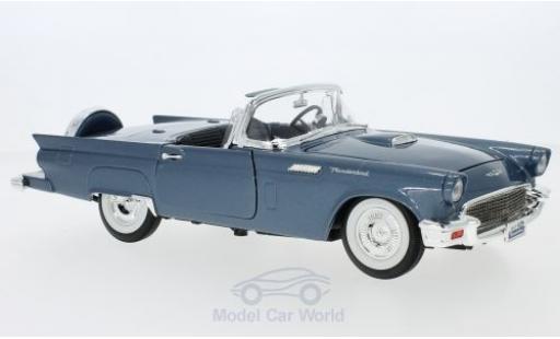 Diecast model cars Ford Thunderbird 1957 1/18 Lucky Die Cast metallic blue 1957 Hardtop liegt bei Ford Thunderbird 1957 1/18 Lucky Die Cast metallic blue 1957 Hardtop liegt bei diecast model cars