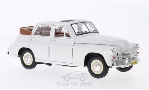Gaz M20 1/18 Lucky Die Cast GAZ Pobeda Cabrio-Limousine white diecast model cars