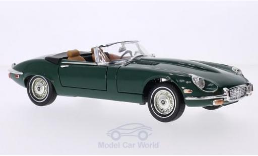 Diecast model cars Jaguar E-Type 1/18 Lucky Die Cast Roadster green 1971 Verdeck geöffnet Jaguar E-Type 1/18 Lucky Die Cast Roadster green 1971 Verdeck geöffnet diecast model cars