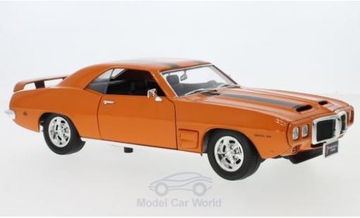 Diecast model cars Pontiac Firebird 1969 1/18 Lucky Die Cast Trans Am orange/black 1969 Pontiac Firebird 1969 1/18 Lucky Die Cast Trans Am orange/black 1969 diecast model cars