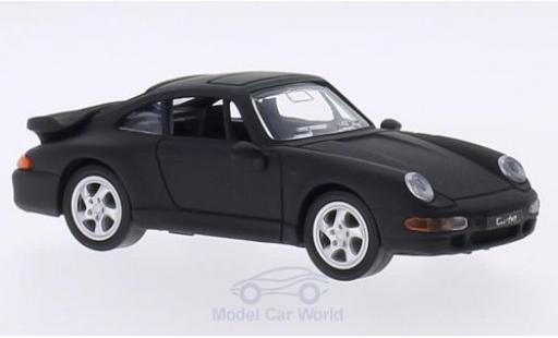 Porsche 993 Turbo 1/43 Lucky Die Cast 911 () Turbo matt-black 1996 ohne Vitrine diecast model cars
