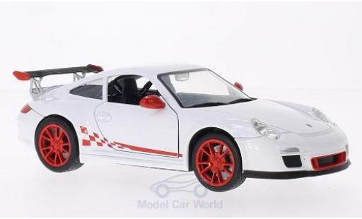 Porsche 997 GT3 RS 1/24 Lucky Die Cast GT3 RS Mark 2 Felgen u. Streifen red white diecast model cars