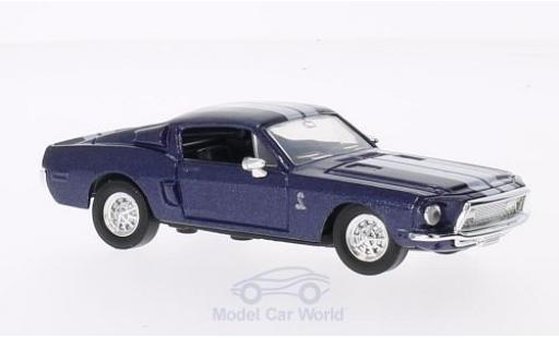 Diecast model cars Shelby GT 500 1/43 Lucky Die Cast -KR mit whiteen Streifen metallic blue 1968 ohne Vitrine Shelby GT 500 1/43 Lucky Die Cast -KR mit whiteen Streifen metallic blue 1968 ohne Vitrine diecast model cars