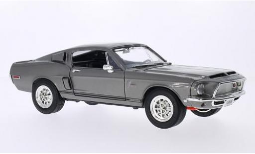 Diecast model cars Shelby GT 1/18 Lucky Die Cast -500KR mit blacken Streifen metallic grey 1968 Shelby GT 1/18 Lucky Die Cast -500KR mit blacken Streifen metallic grey 1968 diecast model cars