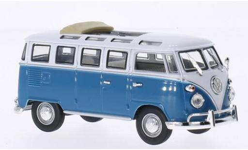 Diecast model cars Volkswagen T1 1/43 Lucky Die Cast Samba Faltdach geöffnet blue/white 1962 Volkswagen T1 1/43 Lucky Die Cast Samba Faltdach geöffnet blue/white 1962 diecast model cars