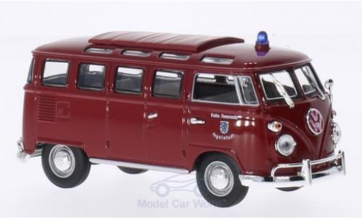Diecast model cars Volkswagen T1 B 1/43 Lucky Die Cast Samba Feuerwehr Ingolstadt 1962 Volkswagen T1 B 1/43 Lucky Die Cast Samba Feuerwehr Ingolstadt 1962 diecast model cars