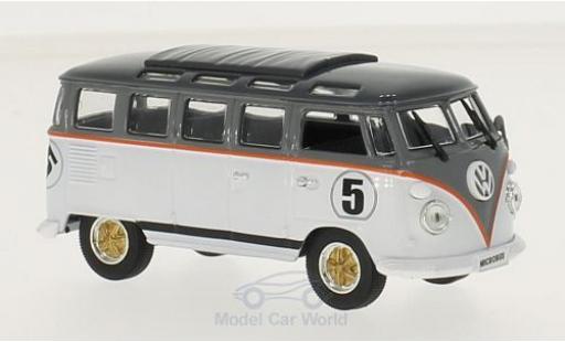 Diecast model cars Volkswagen T1 B 1/43 Lucky Die Cast Samba white/grey 1962 Volkswagen T1 B 1/43 Lucky Die Cast Samba white/grey 1962 diecast model cars