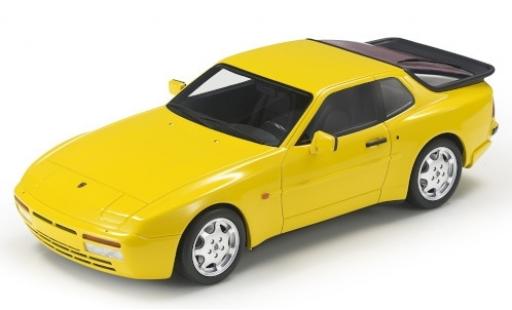Porsche 944 1/18 Lucky Step Models Turbo S yellow diecast model cars