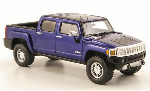 Hummer H3 1/43 Luxury Collectibles T metallic blue 2008 diecast model cars