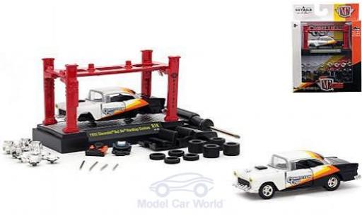 Diecast model cars Chevrolet Bel Air 1/64 M2 Machines Hardtop Custom Competition Cams 1955 Model-Kit Bausatz inklusive 4 Ersatzrädern Chevrolet Bel Air 1/64 M2 Machines Hardtop Custom Competition Cams 1955 Model-Kit Bausatz inklusive 4 Ersatzrädern diecast model cars
