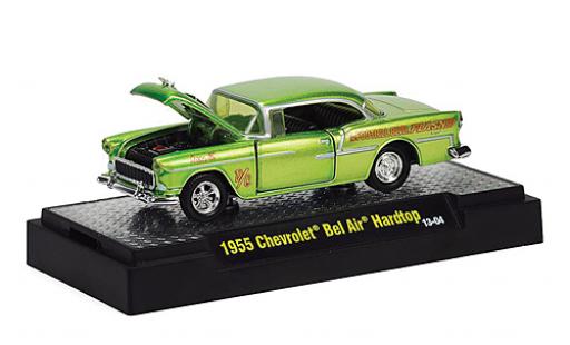 Diecast model cars Chevrolet Bel Air 1/64 M2 Machines Hardtop Tuning metallic green 1955 Capot et les portes avec fonction in PC-Box Wild Cards Chevrolet Bel Air 1/64 M2 Machines Hardtop Tuning metallic green 1955 Capot et les portes avec fonction in PC-Box Wild Cards diecast model cars