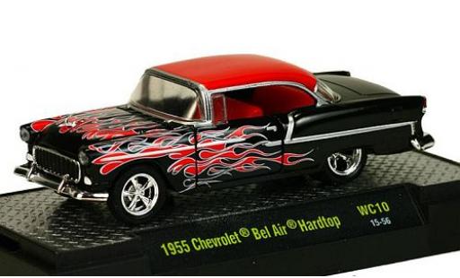 Diecast model cars Chevrolet Bel Air 1/64 M2 Machines Hardtop Tuning black/red 1955 Chevrolet Bel Air 1/64 M2 Machines Hardtop Tuning black/red 1955 diecast model cars
