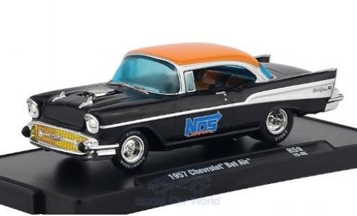 Diecast model cars Chevrolet Bel Air 1/64 M2 Machines black/orange Nos 1968 Chevrolet Bel Air 1/64 M2 Machines black/orange Nos 1968 diecast model cars