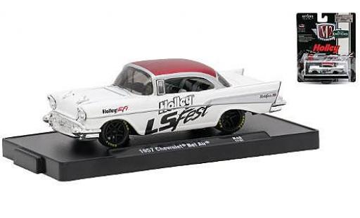 Diecast model cars Chevrolet Bel Air 1/64 M2 Machines white/red Holley LS Fest 1957 Chevrolet Bel Air 1/64 M2 Machines white/red Holley LS Fest 1957 diecast model cars