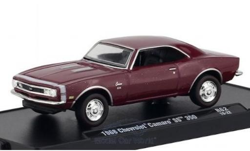 Chevrolet Camaro 1/64 M2 Machines SS 350 metallic red/white 1968 diecast model cars