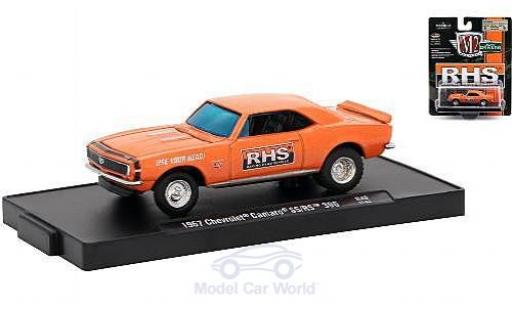 Chevrolet Camaro RS 1/64 M2 Machines SS/RS 396 metallic orange Racing Head Service (RHS) 1967 diecast model cars